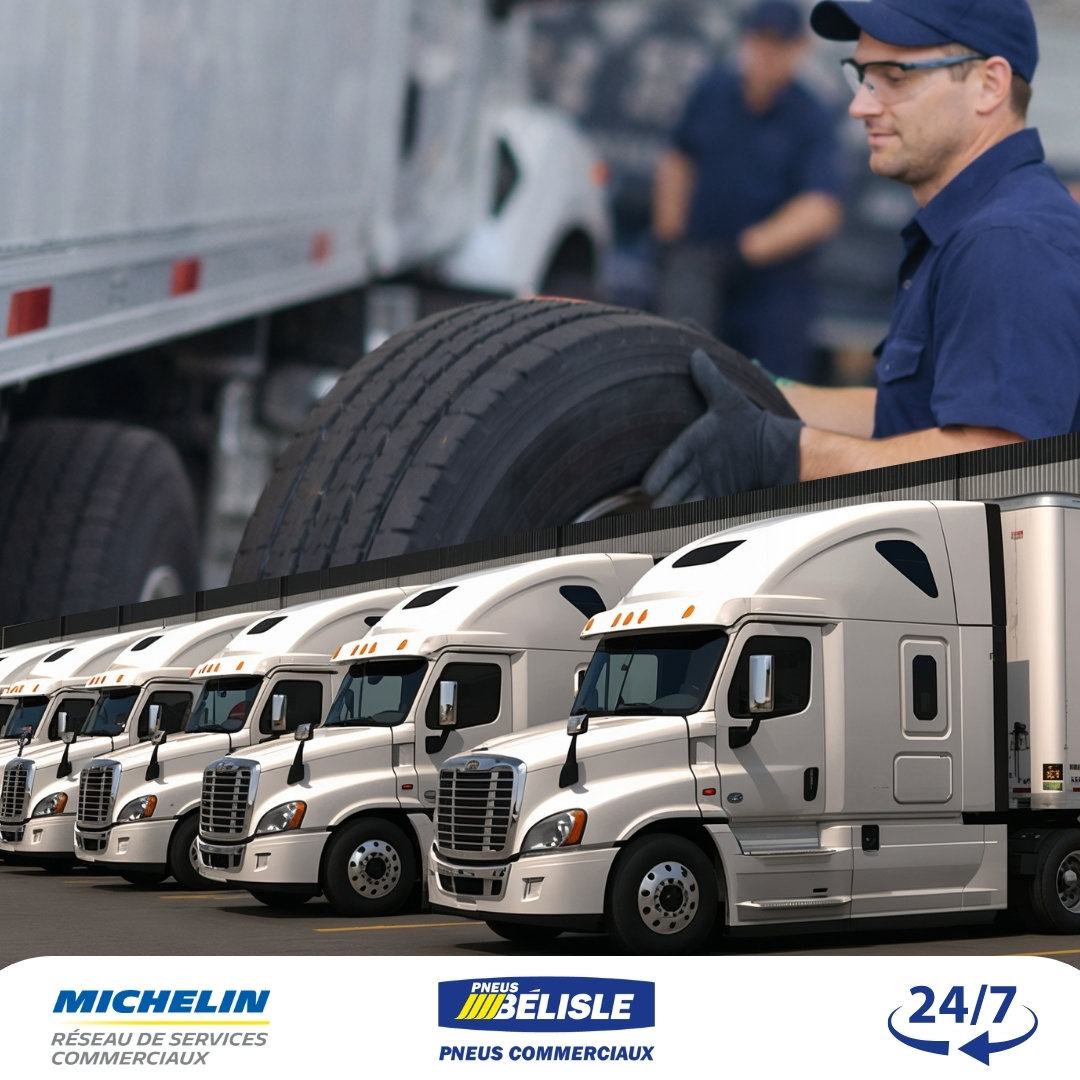 Pneus Bélisle Montréal, your commercial tire expert since 1973.
