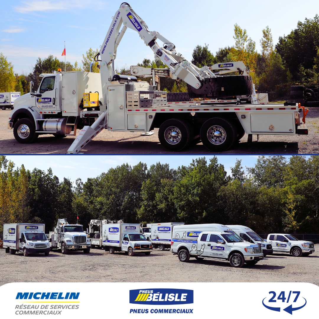 Pneus Bélisle Boucherville, your commercial tire expert since 1973.