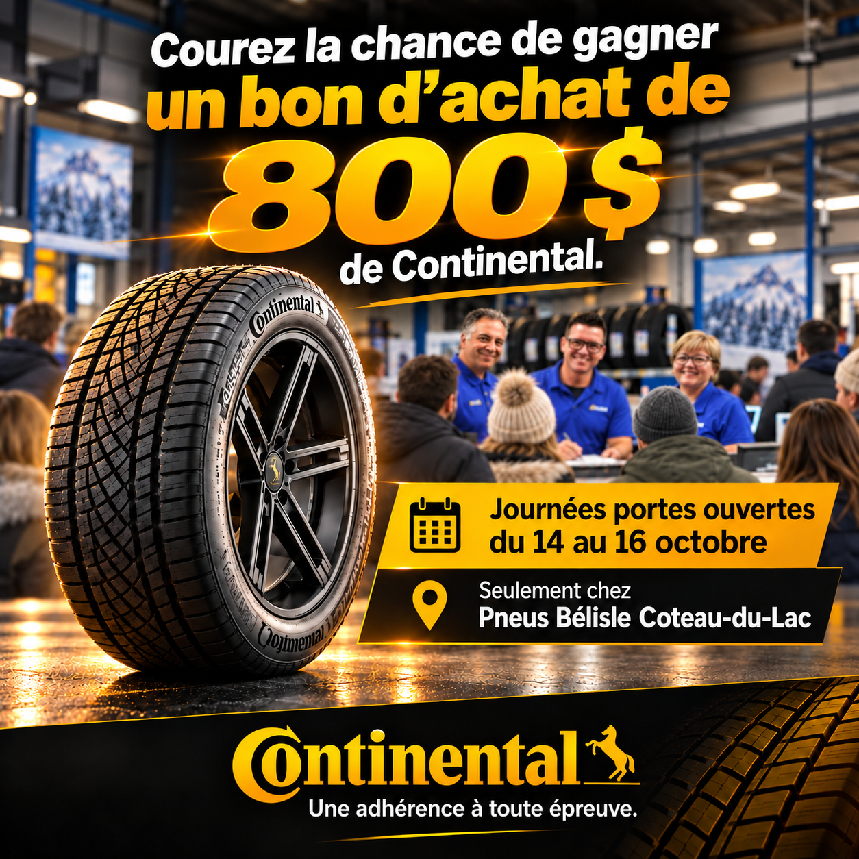 Journées portes ouvertes, du 14 au 16 octobre 2026.